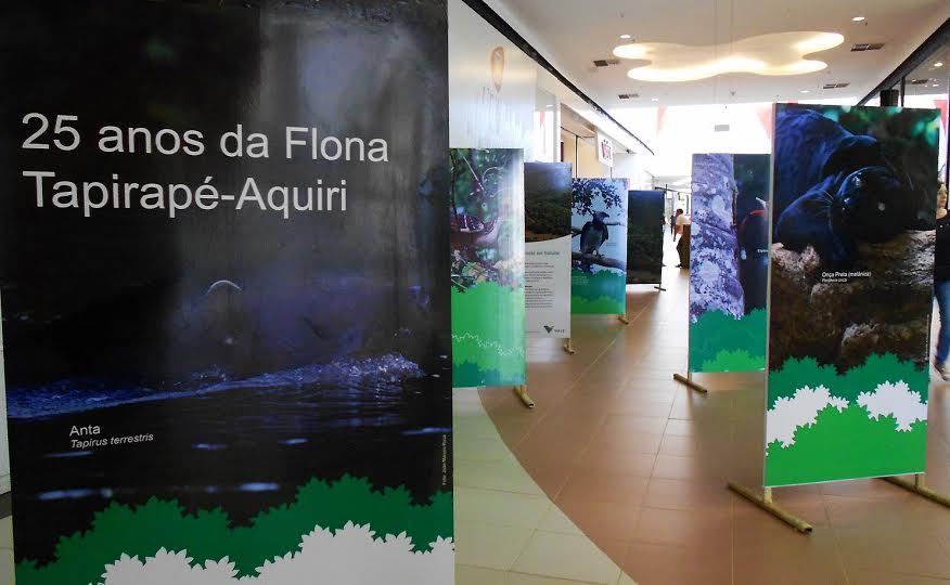  Unique Shopping recebe exposição sobre Floresta Nacional Tapirapé-Aquiri