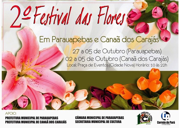  Parauapebas e Canaã dos Carajás recebem 2º Festival das Flores