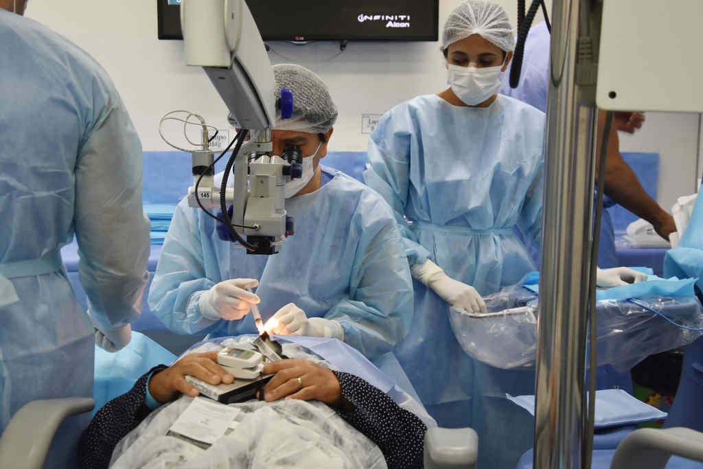  115 pessoas são atendidas durante o mutirão de cirurgias oftalmológicas