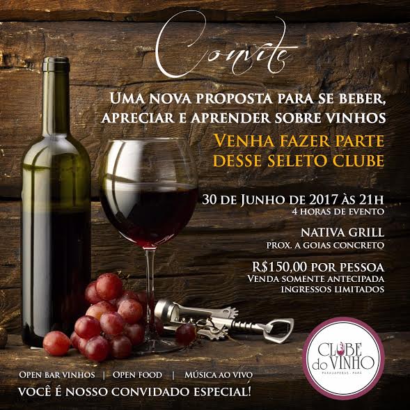  Clube do Vinho Parauapebas realiza seu primeiro evento