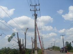  Em Eldorado dos Carajás, dois alimentadores de energia são instalados