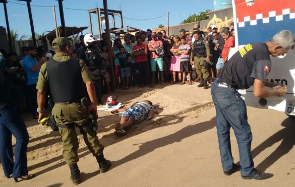  Homem é executado com um tiro na cabeça e tem moto roubada no bairro Betânia