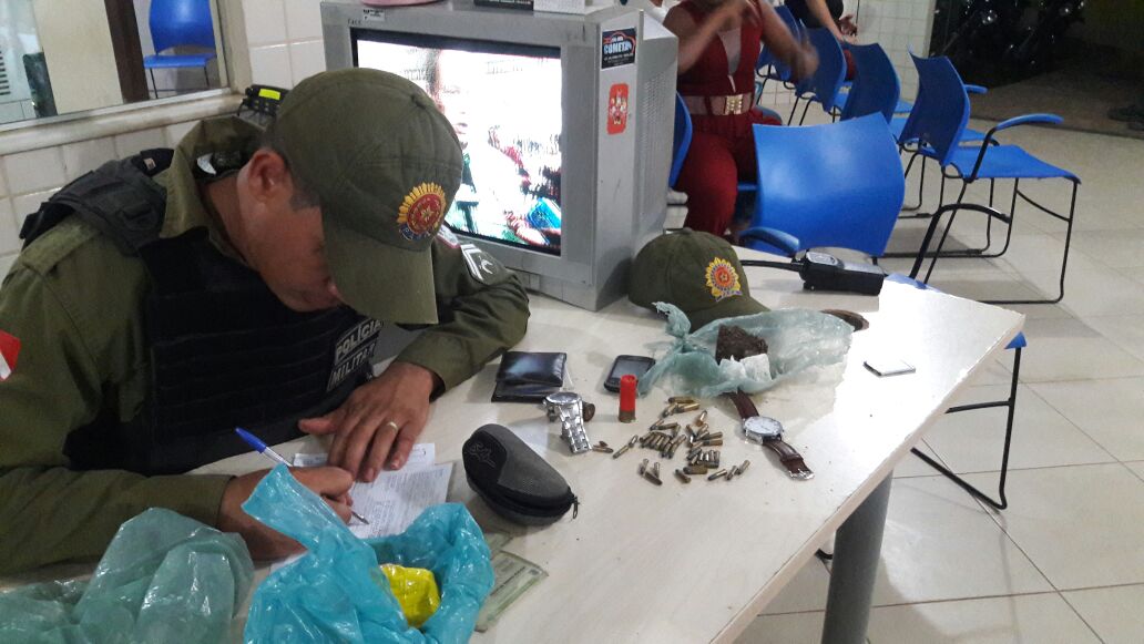  Em Parauapebas, PM prende jovens com drogas e munições
