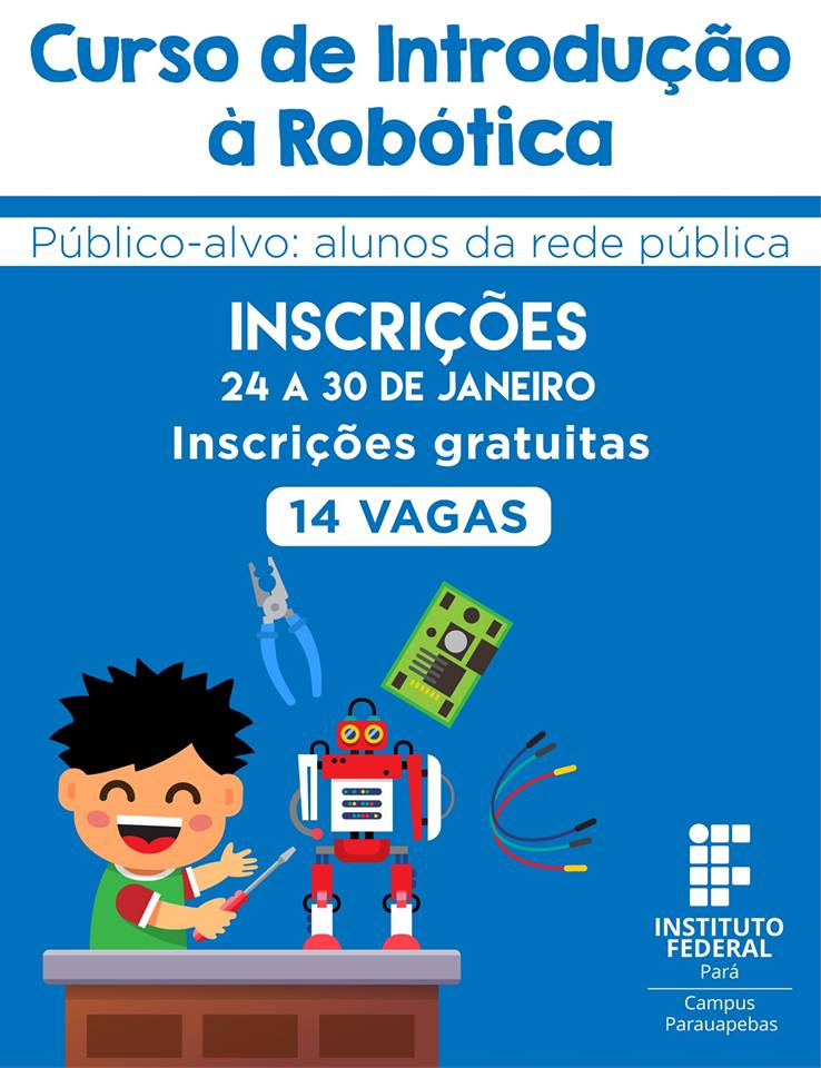  IFPA oferece curso de Robótica para alunos da rede pública de Parauapebas
