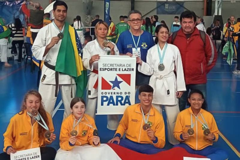  Paraenses conquistam 15 medalhas em Mundial de Karatê, na Argentina