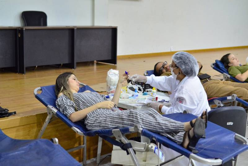  Campanha de doação de sangue mobiliza servidores e segurados do Igeprev