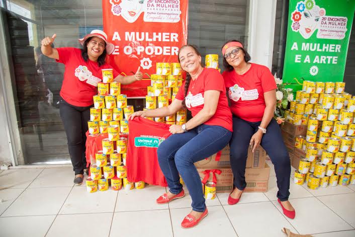  Ação solidária do 26º Encontro da Mulher arrecada mais de 1.600 latas de leite em pó