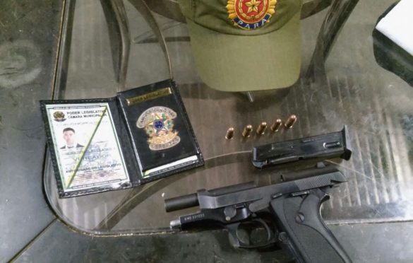  Curionópolis: Vereador é preso com porte ilegal de arma