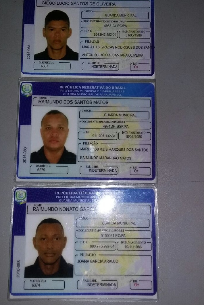  Guardas Municipais de Parauapebas presos em Goianésia serão transferidos para presídio em Belém
