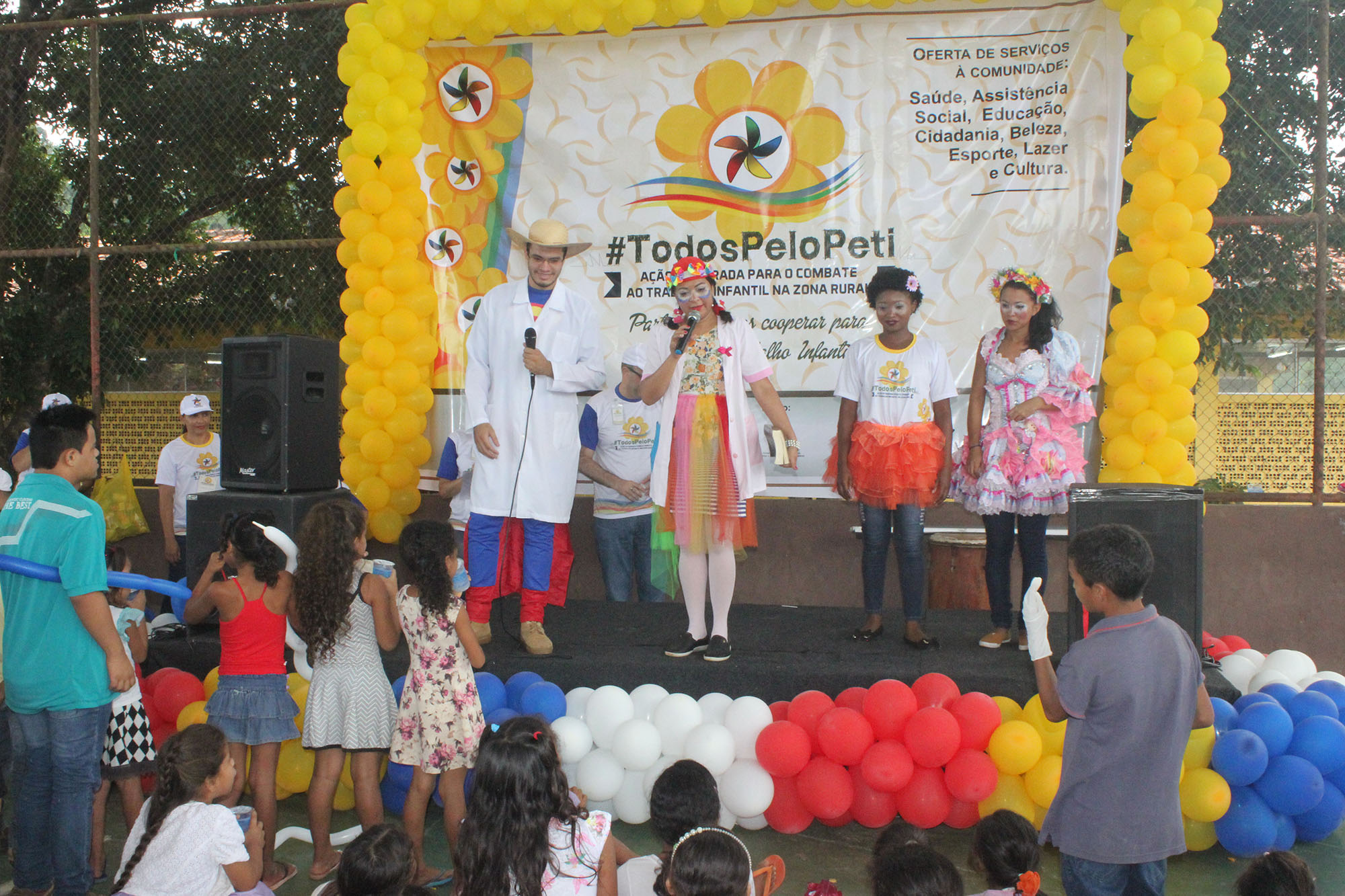  Populares da vila Sanção recebem atendimentos da 1ªAção Integrada de Combate ao Trabalho Infantil