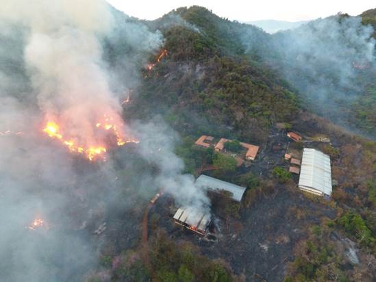  Invasores de fazenda da Vale provocam incêndio