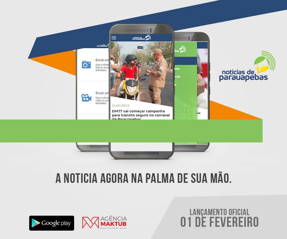  Portal Noticias de Parauapebas lança aplicativo para usuários de sistema android
