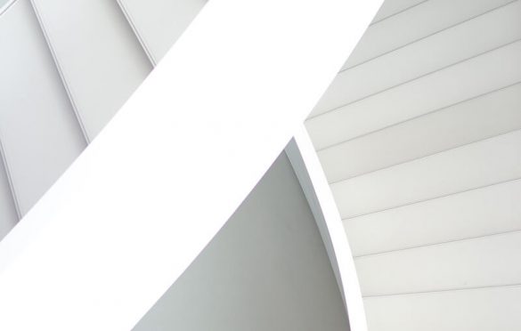  White Stairway. Architectural marvel!