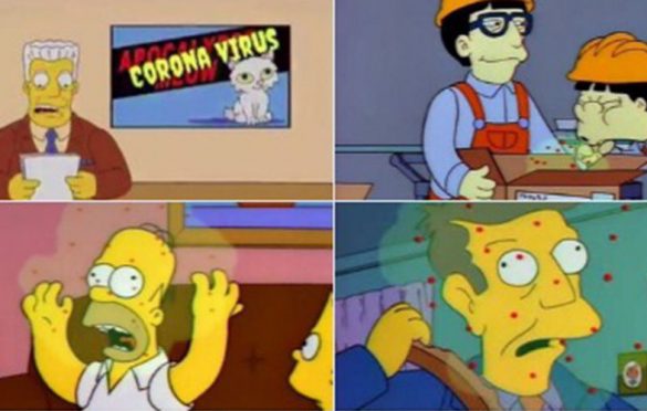  ‘Os Simpsons’ previram o surto do coronavírus há quase 30 anos