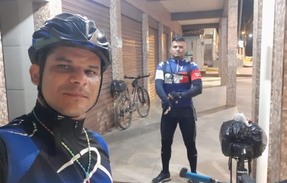  Dupla de Parauapebas aceita “aposta” e viaja de bicicleta até Imperatriz no Maranhão